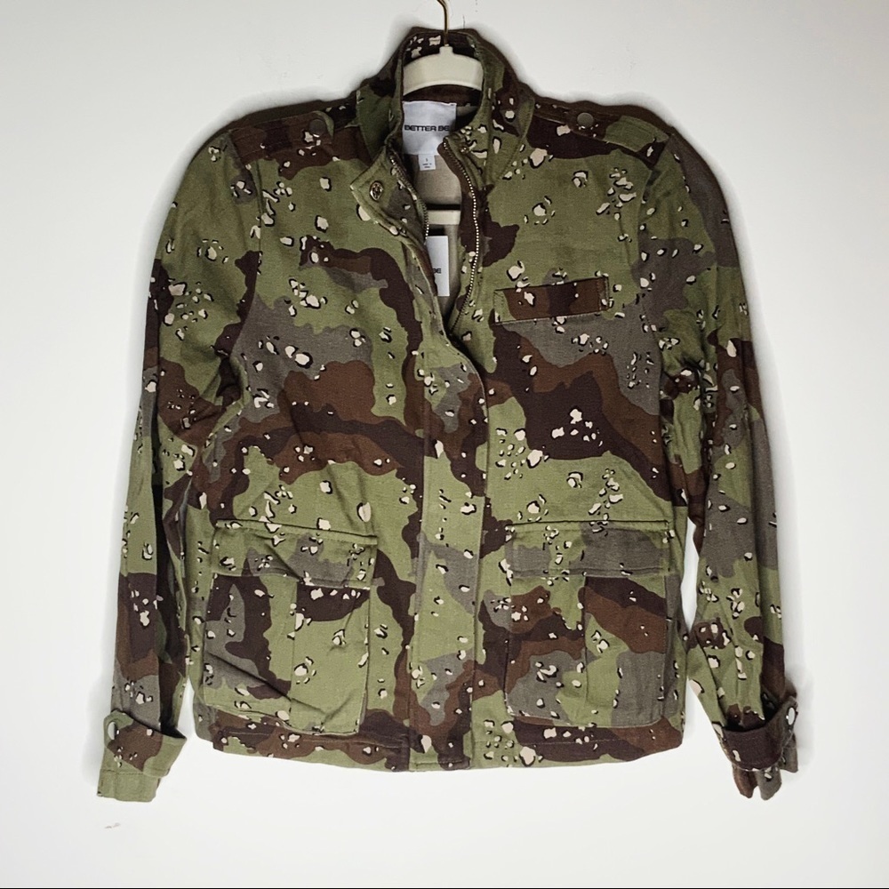 BETTER BE camo jacket. Size S